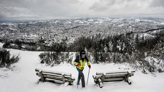 Une partie de la France touchée par une inhabituelle neige de printemps