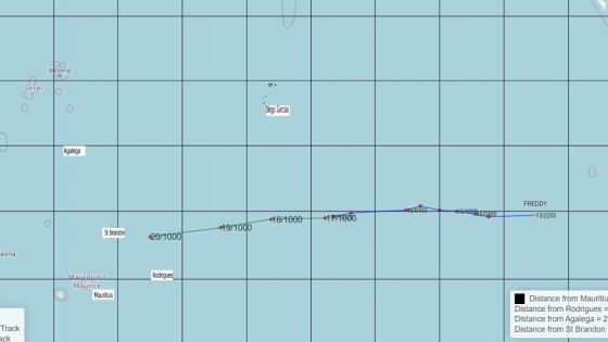 Météo  : le cyclone Freddy devrait passer au nord de Maurice d’ici mardi 