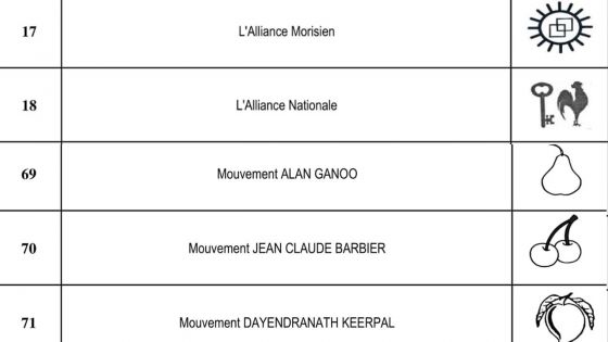 La poire d’Alan Ganoo et les deux cerises de Jean-Claude Barbier enregistrées ce mardi par la Commission électorale