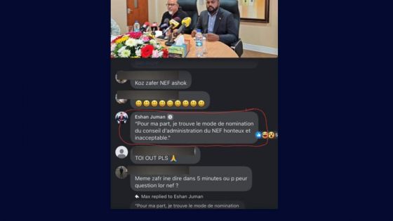 Nominations controversées à la NEF : Ehsan Juman et Raviraj Beechook ne mâchent pas leurs mots sur la conférence de presse du ministre Subron