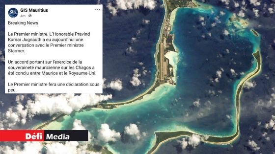 Chagos : un accord conclu entre Maurice et le Royaume-Uni, Pravind Jugnauth fera une déclaration sous peu 