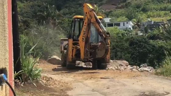 Post-glissement de terrain à Crève-Cœur : Des travaux pour modérer les dégâts en cours par NEOC