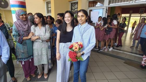 HSC 2019 : voici la réaction d’Eugénie Lin Zi Lam Cham Kee, l’une des deux lauréates du Collège GMD Atchia 