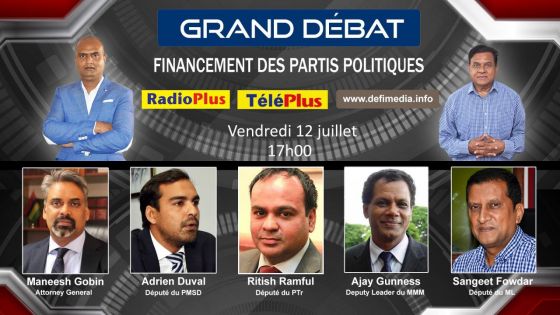 [A ne pas manquer] Financement des partis politiques : Grand Débat sur Radio Plus ce vendredi après-midi