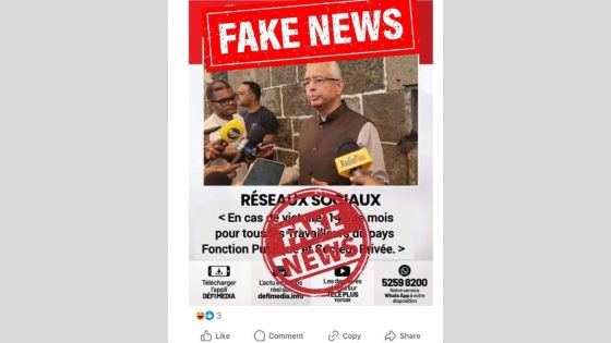 14e mois : attention Fake News !