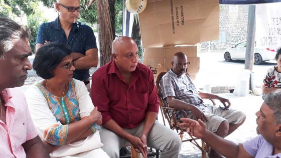 Port-Louis : Le Mouvement Patriotique soutient moralement la grève de la faim de Clency Harmon