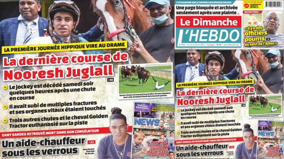 Voici la Une de Le Dimanche/L'Hebdo de ce dimanche 16 mai 2021