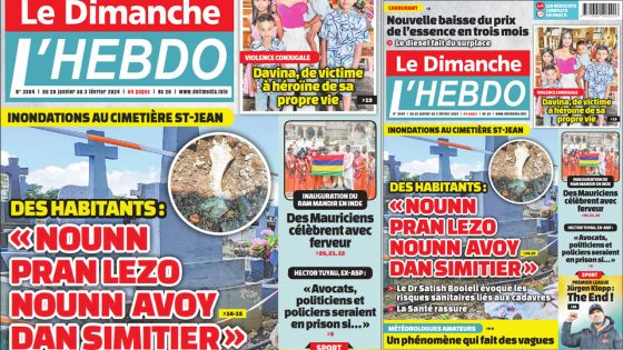 Voici la Une de Le Dimanche/L'Hebdo de ce Dimanche 28 Janvier 2024