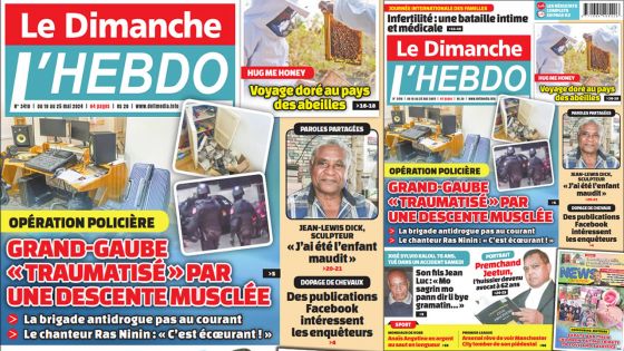 Voici la Une de Le Dimanche/L'Hebdo de ce Dimanche 19 Mai 2024