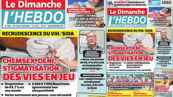 Voici la Une de Le Dimanche/L'Hebdo de ce Dimanche 18 Mai 2025