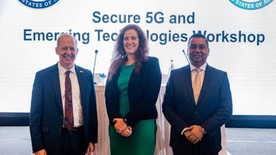 Technologie 5G : les États-Unis rappellent l’importance d’un réseau sécurisé pour Maurice