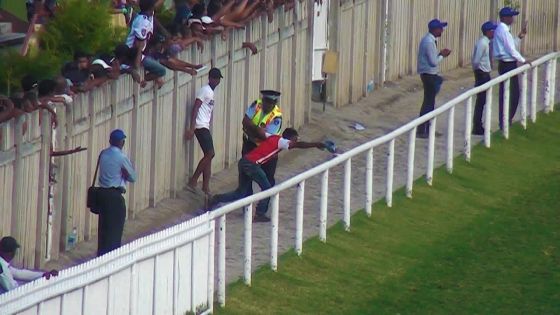 Maiden Cup : la police intervient pour empêcher un homme de monter sur la piste