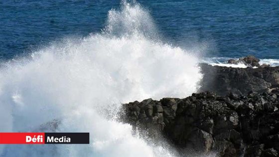 Météo : avis de fortes houles sur Maurice et Rodrigues à partir de midi ; des houles de 4 mètres attendues