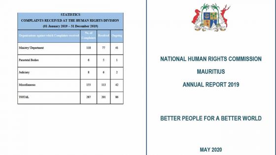 [Document] Rapport 2019 de la NHRC de Maurice : découvrez le rapport dans son intégralité