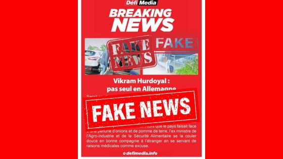 Fake News en circulation !