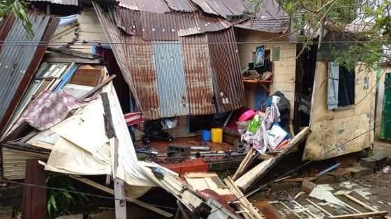 Rose-Hill : La maison de la famille Rabaye endommagée
