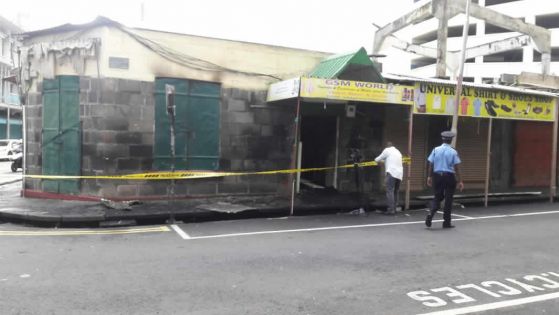 Incendie à Port-Louis : un magasin complètement ravagé, trois autres touchés par les flammes