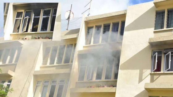 Incendie dans un appartement à Port-Louis