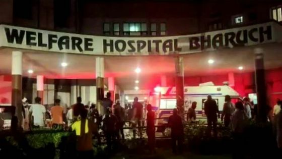 Inde : 12 patients du Covid tués dans l’incendie d’un hôpital 