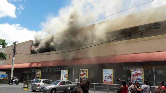 Beau-Bassin : incendie dans un supermarché