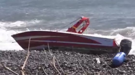 La Réunion : un bateau retrouvé échoué sur la côte de St- Benoît