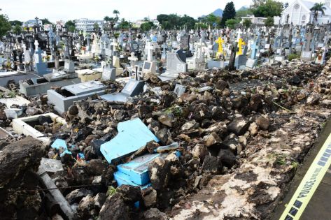 Cimetière St-Jean : qui s'acquittera des frais de réparation des tombes endommagées ?