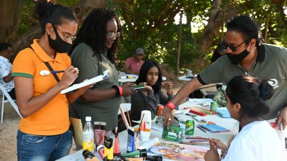 Live Painting Competition: L’heure à la réflexion verte avec Défi Media Group et Casela Nature Parks