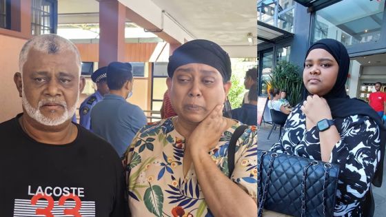 Yasmine, la mère de Fateemah Dilmohamed «Mo enkor pe tend mo tifi kuma pe krier. Nu tia kontan kapav pez ene bouton rewind»