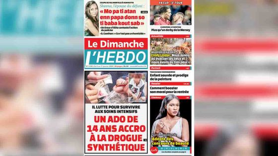 Voici la Une de Le Dimanche / L'Hebdo
