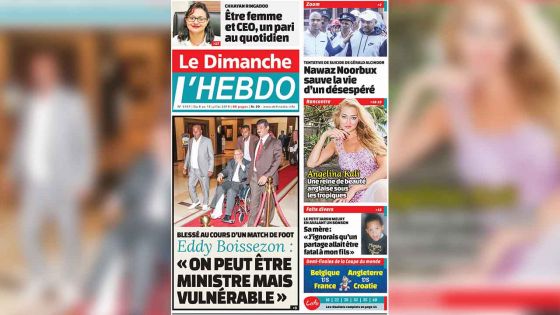 Voici la Une de Le Dimanche / L'Hebdo