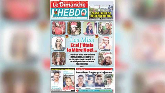 Voici la Une de Le Dimanche / L'Hebdo