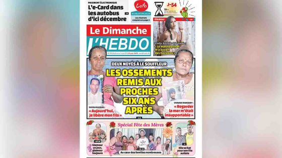 Voici la Une de Le Dimanche / L'Hebdo