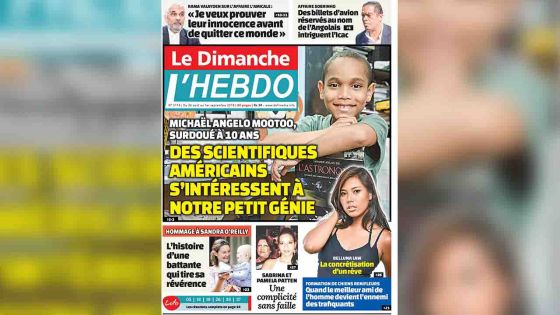 Voici la Une de Le Dimanche / L'Hebdo