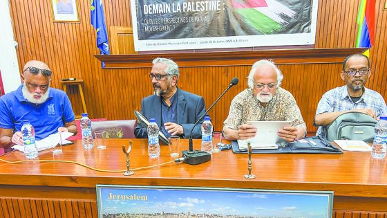 Débats à la mairie de Port-Louis - Palestine : quelles perspectives de paix?