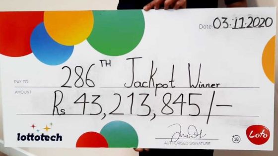 Loto : une cuisinière remporte Rs 43 millions