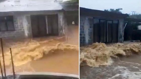 Nouvelle-France : de l’eau boueuse envahit une maison