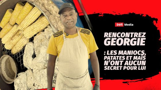 Rencontrez Georgie - Patates et maïs grillés, manioc bouilli : Le pari réussi de cet habitant de Chamarel  