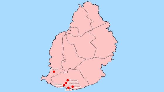 Covid-19 : cinq villages du Sud et Chamarel décrétés zones rouges