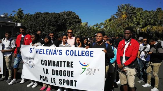 Combattre la drogue par le sport : Les étudiants du collège St-Helena se mobilisent