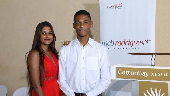 MCB Rodrigues Scholarship 2019 : Jeaneen Momus et Jonaël Jolicoeur récompensés