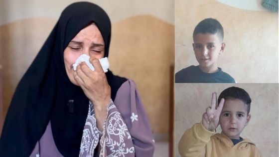 «Ils n’étaient que des enfants» : une mère pleure ses fils tués dans une frappe israélienne alors qu’ils attendaient de l’aide humanitaire