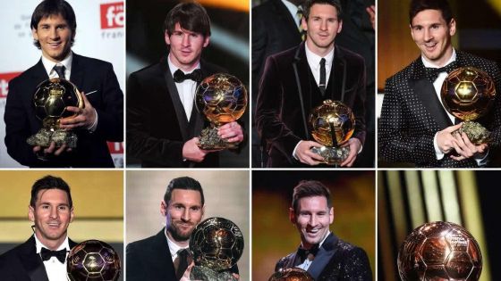 Lionel Messi remporte un septième Ballon d'Or