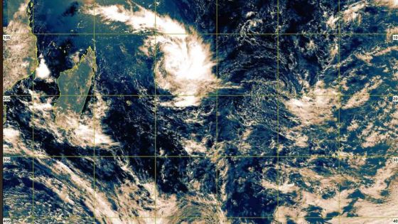 Météo : la dépression tropicale pourrait passer près de Rodrigues dans la soirée de ce lundi