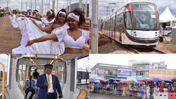 [En images] Bel entrain pour voir le Metro Express