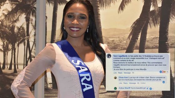 Sara, finaliste de Miss Mauritius : « Je ne trouve pas que mon visage ressemble à un 'chanapuri mal kwi' »
