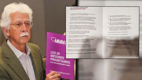 La pension de vieillesse, une allocation chômage, l'Icac, l'Adsu et la MBC parmi les 20 mesures prioritaires du MMM  