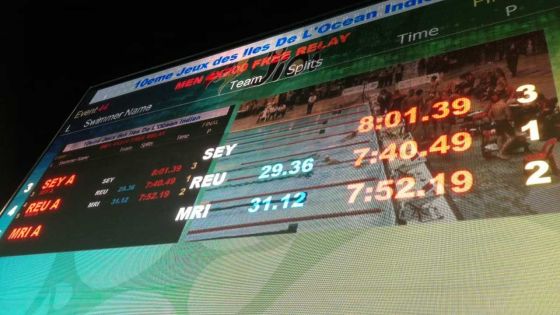 JIOI - Natation : Maurice décroche l'argent en relais 4 x 200 m nage libre