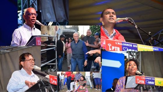 [En images] Législatives 2024 : meeting de l'Alliance du Changement à Bambous