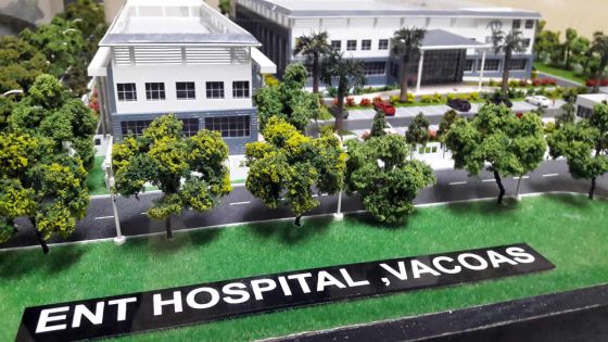 Pose de première pierre du nouvel hôpital ENT : les travaux complétés en juin 2019