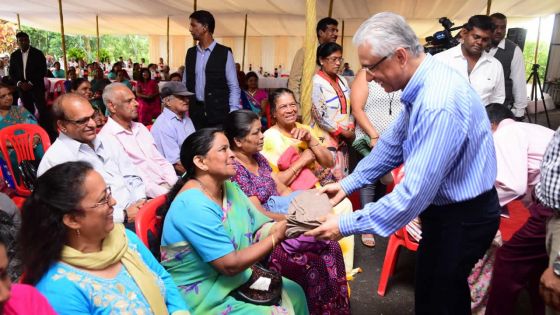 À Camp-Thorel : Pravind Jugnauth met en garde contre le vieillissement de la population